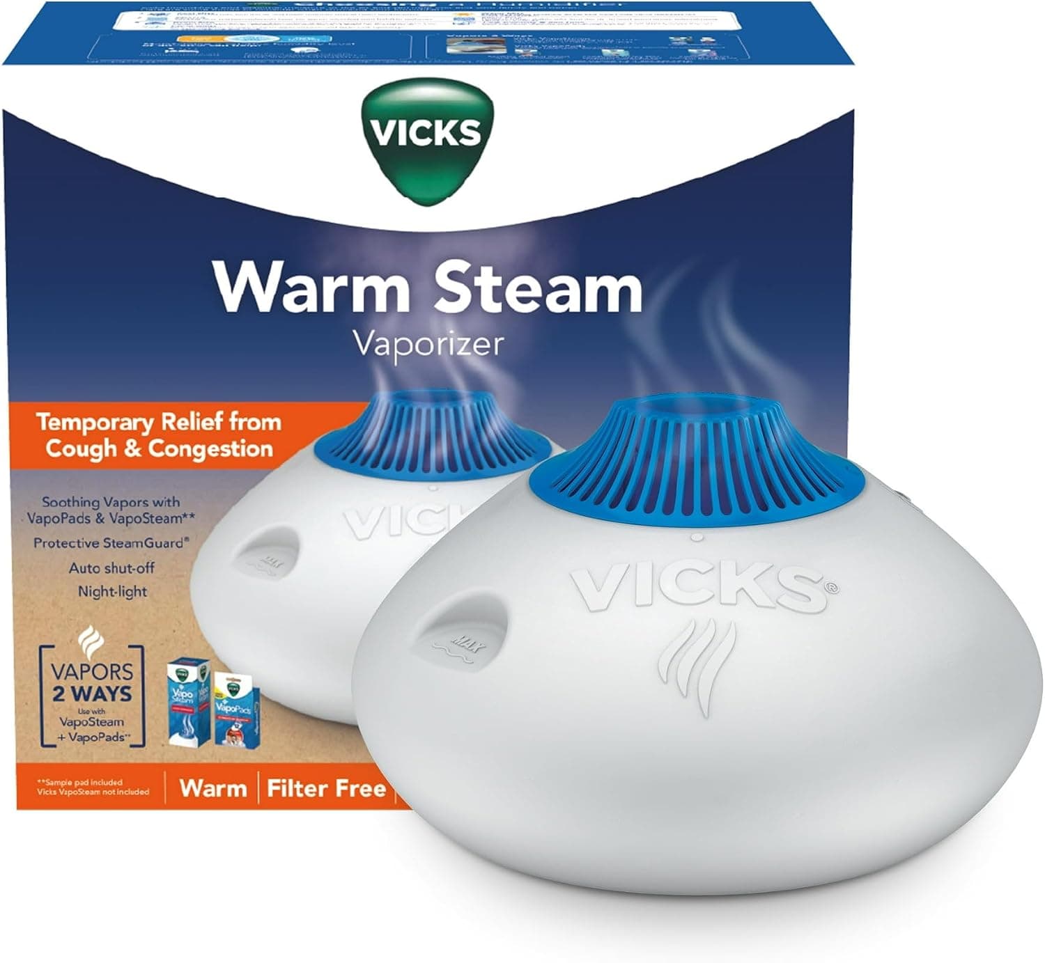 Vicks Warm Steam Vaporizer, 1.5 gal